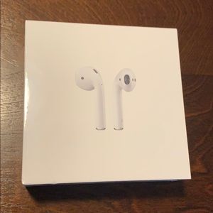 BRAND NEW 2ND GENERATION AIRPODS (NEVER OPENED)